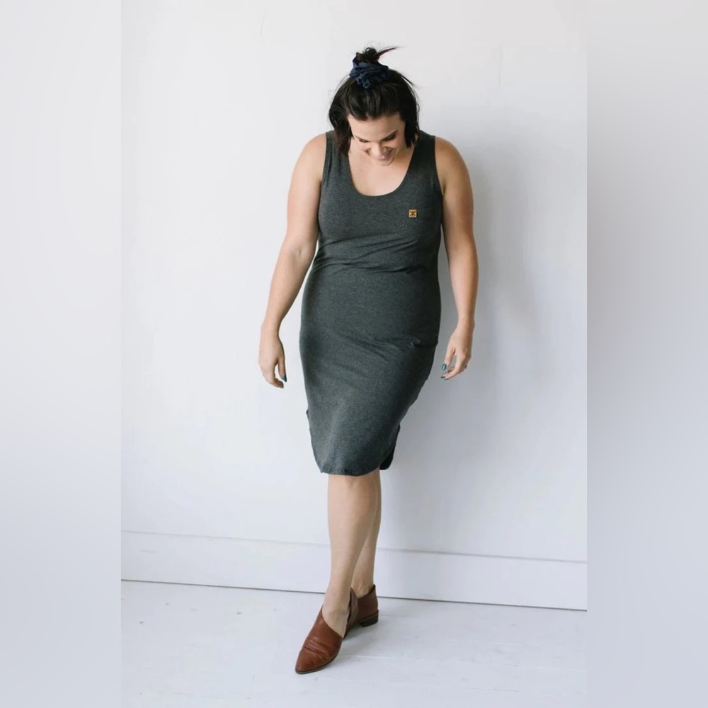 *SOLD* Brok Boys Coal Bamboo Tank Dress